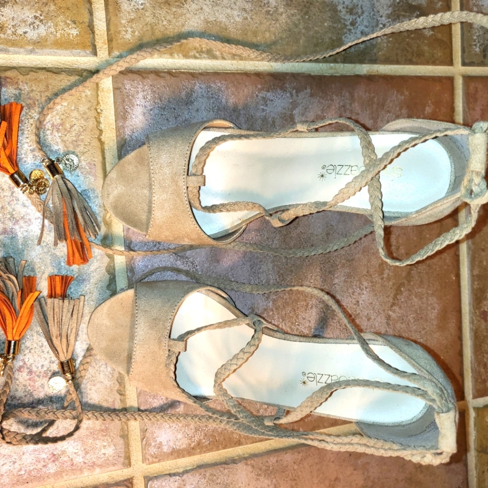 Tan High heels